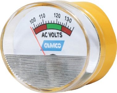 Camco Marine - Ac Line Voltage Meter Replaces P/n 117-55263 Rvx - 55263