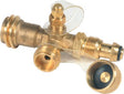 Camco Marine - Propane Brass Tee WITH 4 Ports Repalces P/n 117-59113 Rvx - 59113