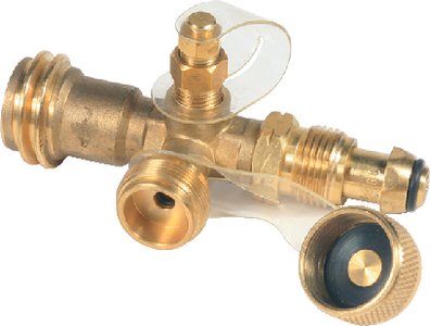 Camco Marine - Propane Brass Tee WITH 4 Ports Repalces P/n 117-59113 Rvx - 59113
