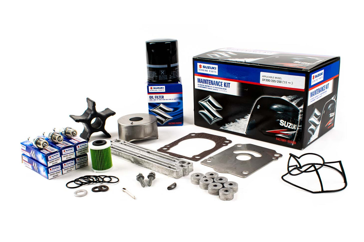 Suzuki - Outboard Maintenance Kit - 17400-93853 - DF200 DF225 DF250 - V6 (2011 - Current) - Supersedes 17400-93852