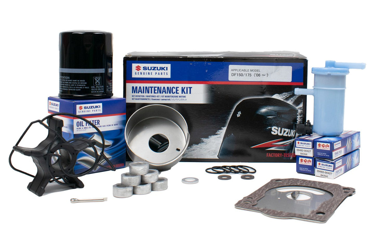 Suzuki - Outboard Maintenance Kit - 17400-96823 - DF150 DF175 DF150SS (2013 - Current) - Supersedes 17400-96822