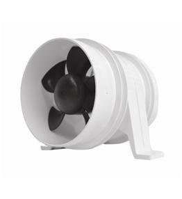 Attwood - Turbo 4000 Series II In-Line Blower - 12V - White - 1747-4