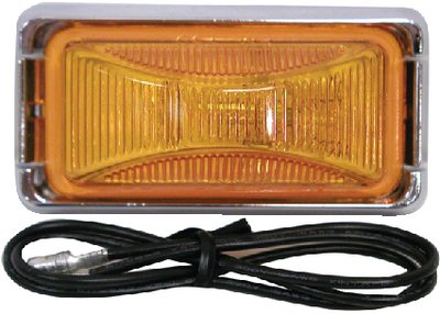 Anderson Marine - PC-Rated Clearance/Side Marker Light Kit With Chrome Bracket - E150KA