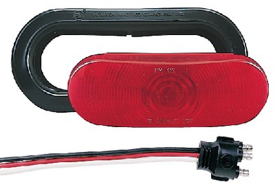 Anderson Marine - Oval Stop/Turn/Tail Light Kit - Red - E421KR