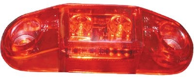 Anderson Marine - LED CLEARANCE LIGHT RED,PIRANHA LED CLEARANCE LIGHT - V168R