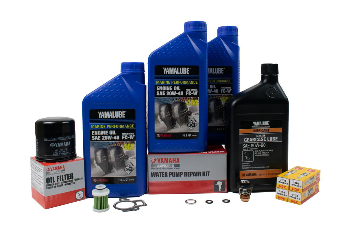 Yamaha F50 300 Hour Service Maintenance Kit - Yamalube 20W-40 - 2021-Current