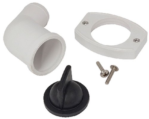 Johnson Pump - Intake Elbow - Inlet Pipe Gasket and Plastic Nut For Premium Version Toilets - 814724603