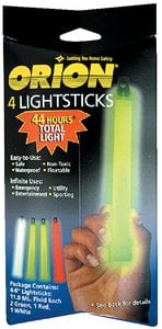 Orion Safety Products - 6" Lightsticks, 4/Card - 924