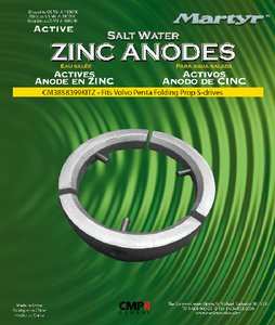 Martyr Anodes - Volvo Penta Anode Kit - Zinc - CM3858399KITZ