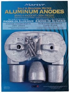 Martyr Anodes - Bravo III Anode Kit - Aluminum - CMBRAVO3KITA