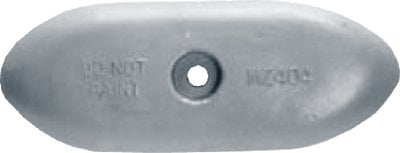 Martyr Anodes - Zinc Hull Anode 3.375" x 8.8" - CMMZ404