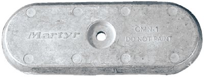 Martyr Anodes - Zinc Hull Anode 3.16" x 8.5" - CMN1Z