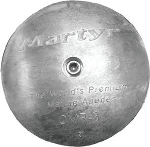 Martyr Anodes - Rudder/Trim Tab Anode With Stainless Steel Allen Head - CMR01M