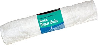 Buffalo Industries - Buffalo Diaper Cloth Rags - 14"3 x 21"3 - 3 Per Pack - 63036
