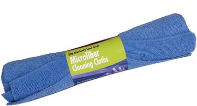 Buffalo Industries - Buffalo Microfiber Cloths 16" x 16", Blue (20 Per Pack) - 64009