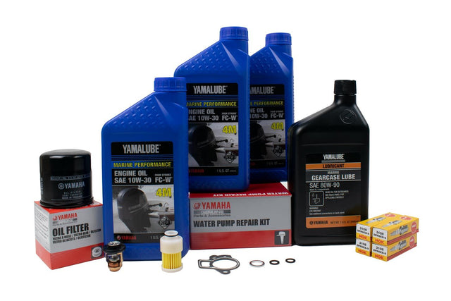 Yamaha F60 TJR/TLR 300 Hour Service Maintenance Kit - Yamalube 10W-30 - 2005