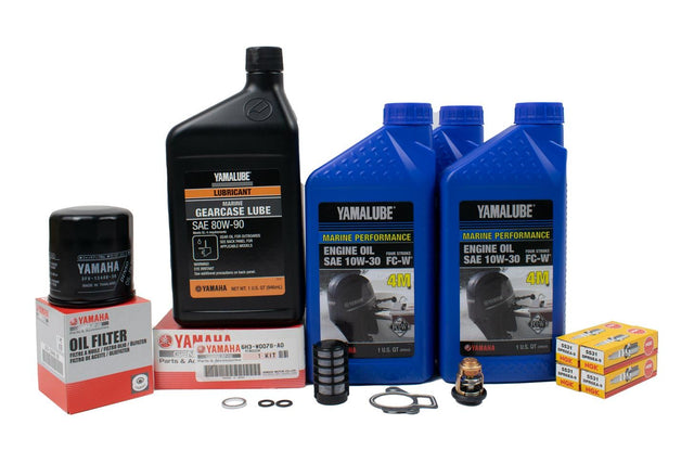 Yamaha T50 300 Hour Service Maintenance Kit - Yamalube 10W-30 - 1996