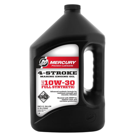 Mercury Full Synthetic 4 Stroke 10W 30 Marine Engine Oil - Gallon - 92-8M0173224