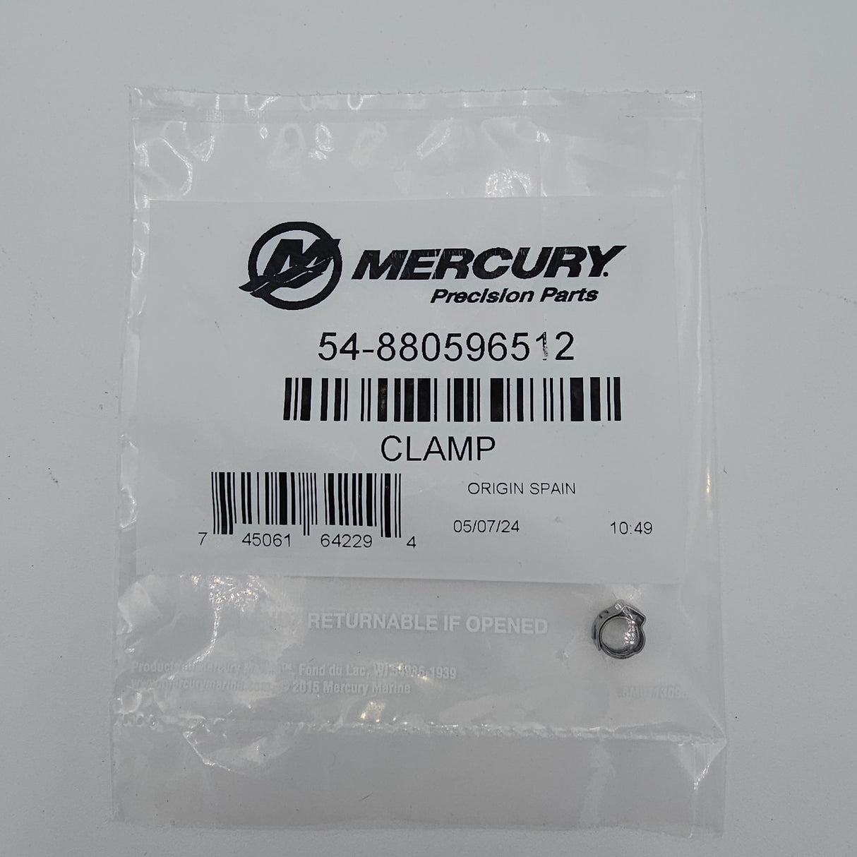 Mercury - Clamp - 54-880596512