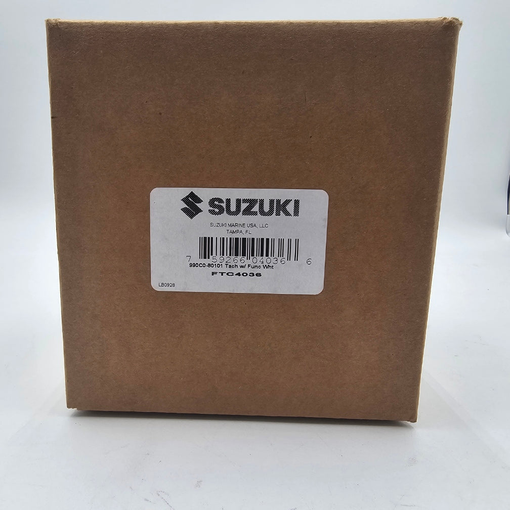 Suzuki - Tachometer w/Monitor - White - 990C0-80101