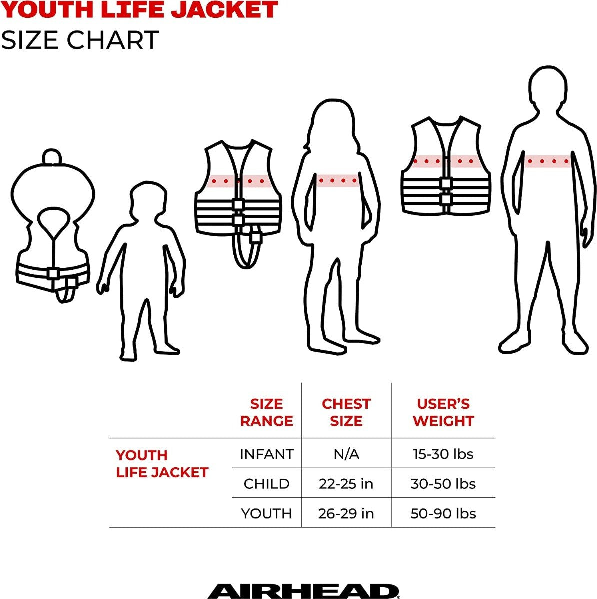 CHILD/YOUTH TREND VEST (AIRHEAD) - 3008103ABLLG