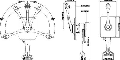 Uflex - Single Lever/Dual Action Control - B400 Series - B400