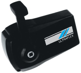 Uflex - Control Box - single lever - side mount - black - B90