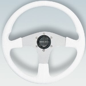 UFlex - Corse Steering Wheel - White Pvc Grip - CORSEWS