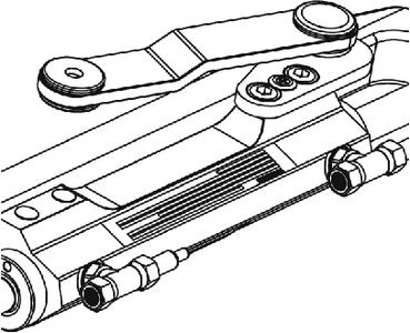 Uflex - Protech Front Mount Hydraulic Steering Cylinder - UC128OBF2P