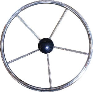 Uflex - Stainless Steel Steering Wheel - 25 Degree - 15.5" Diameter - V43