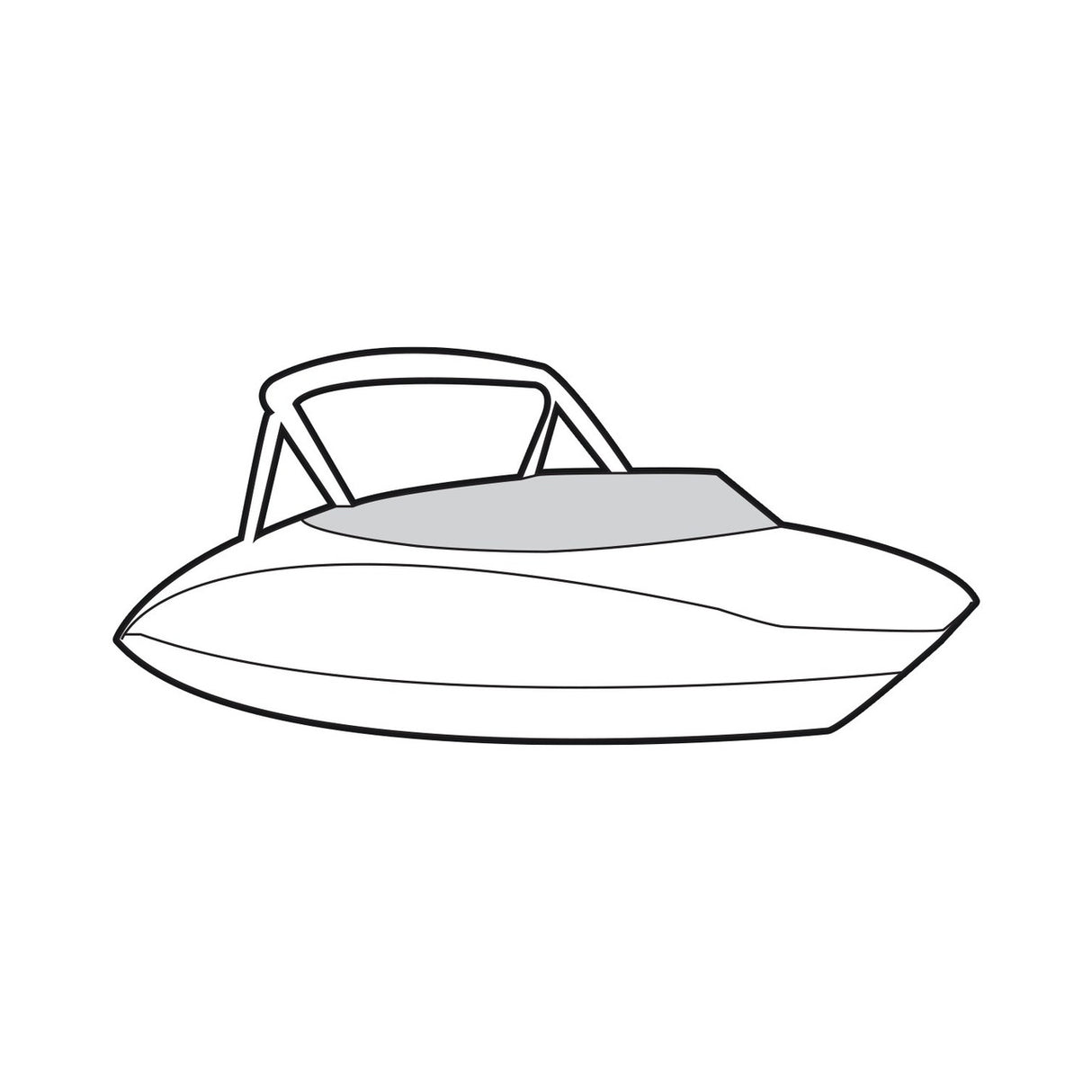 Yamaha Boat Cockpit Cover (Uninstalled Snaps) - 212X LTDS - 2017-Current - MAR-212NS-CC-17