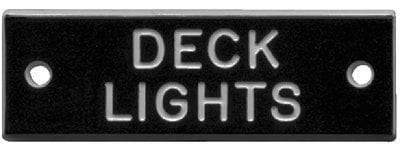 Bernard Engraving - Identi-Plate - Deck Light - 5 Pack - IP006