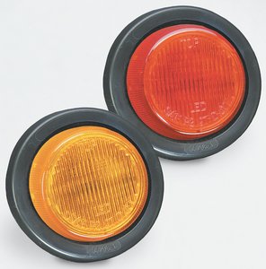 Fulton Products - CLEARANCE LIGHT RED #30,WATERPROOF LED 2" ROUND CLEARANCE/SIDE MARKER LIGHTS - 4130001