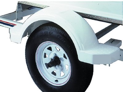 Fulton Products - Plastic Fender 12 Top White - 508572