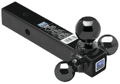 Fulton Products - TRI-BALL BALL MOUNT 2 SQ BLACK,TRI-BALL HOLLOW SHANK BALL MOUNT - 80425