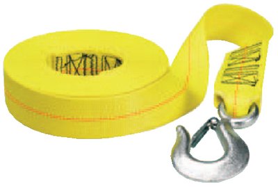 Fulton Products - Winch Strap w/Hook 2" x 20' Heavy Duty - WS20HD0200