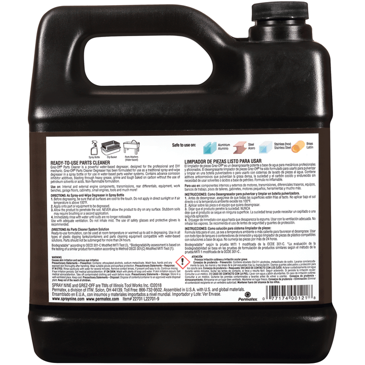 Spray Nine - Grez-Off - Gallon - 22701