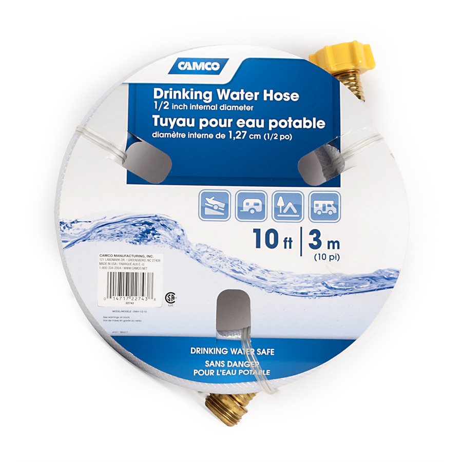 Camco - TastePURE Drinking Water Hose - 10' x 1/2" ID - 22743