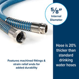 Camco - TastePURE Premium Drinking Water Hose - 25' x 5/8" ID - Anti-Kink - 22833