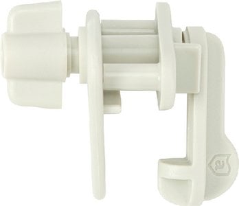 Attwood Marine - Universal Pontoon Replacement Gate Latch, White - 114046