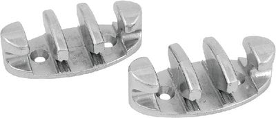 Attwood Marine - Zinc Plated Zig-Zag Cleat - 3" - 2 Per Pack - 119506