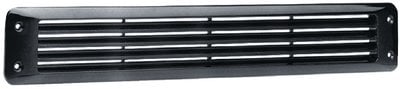 Attwood Marine - Louvered Vent Flush Mount - Black Plastic - 17-9/16" Length x 2-3/4" Height x 1/4" Diameter - 14235