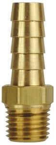 Attwood Marine - Fuel Connector Universal - Brass - For 3/8" Hose - 1/4" NPT - 145406