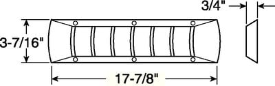 Attwood Marine - Louvered Vent - Off White - 14951