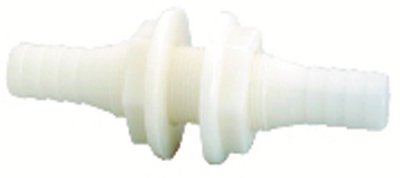 Attwood Marine - Polypropylene Double Ended Thru-Hull Connection For 3/4" Hose - 38783