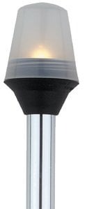 Attwood Marine - All-Round Pole Light With Fixed Base 8",Globe Style - 5122087