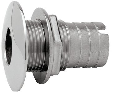 Attwood Marine - Thru Hull Stainless Steel 5/8" For Hose, Short - 665403