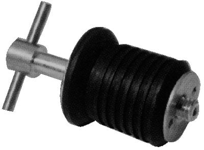 Attwood Marine - 1" Drain Plug with Stainless Steel T-Handle - 7518A3