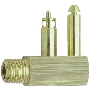 Attwood Marine - Fuel Hose Fitting for Mercury - Brass - 1/4" - 88736