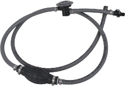 Attwood Marine - Fuel Line Hose Kit - w/ Fuel Demand Valve and Sprayless Connector - For Evinrude - 3/8" x 6' - 93806EUSD7